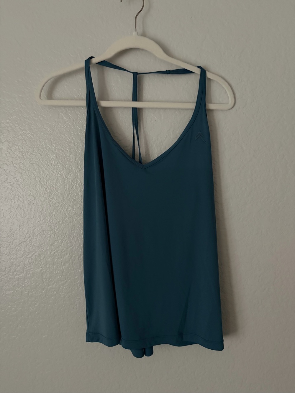 Go To Strappy Loose Tank Top Moonstone Blue Size L